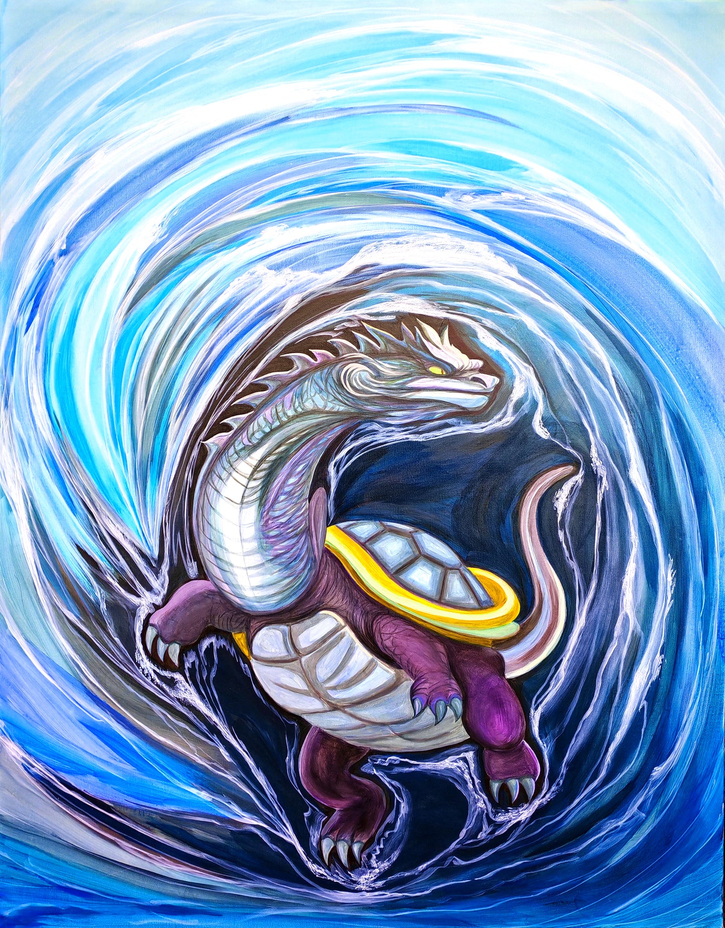 无相系列-《玄德共生》-布面丙烯-尺寸90 x120cm-全球1