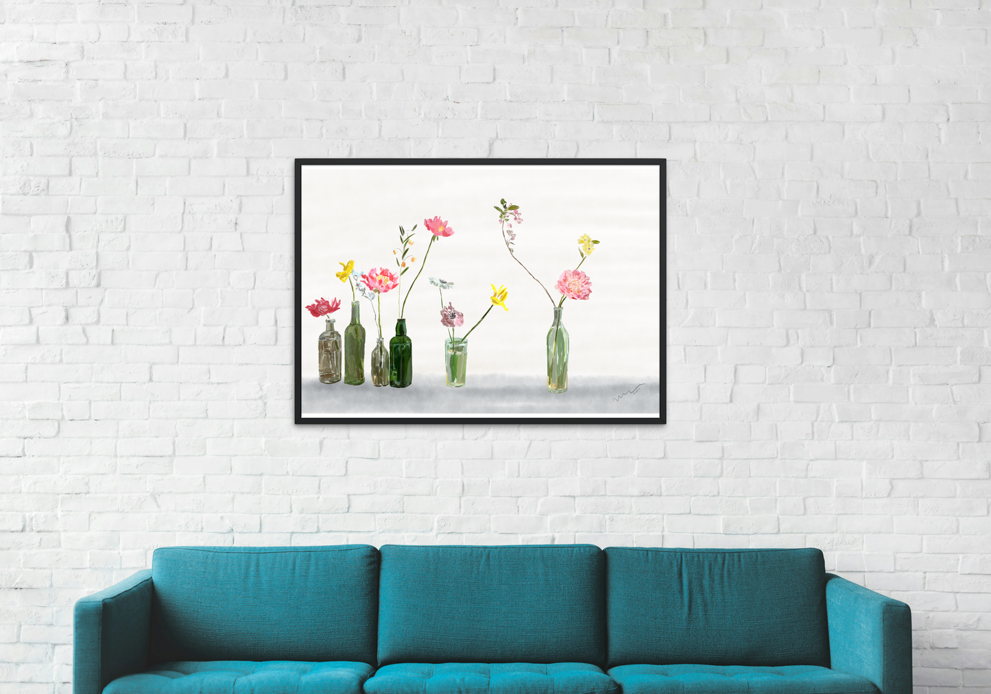 Balcony Stories - Digital Art Print