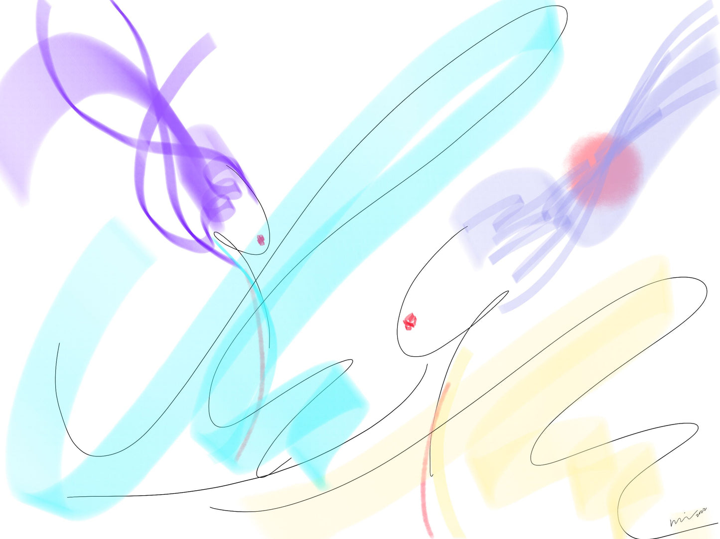 Formless Series 土掩清梦 - Half Light Digital Painting (30 x 40cm)