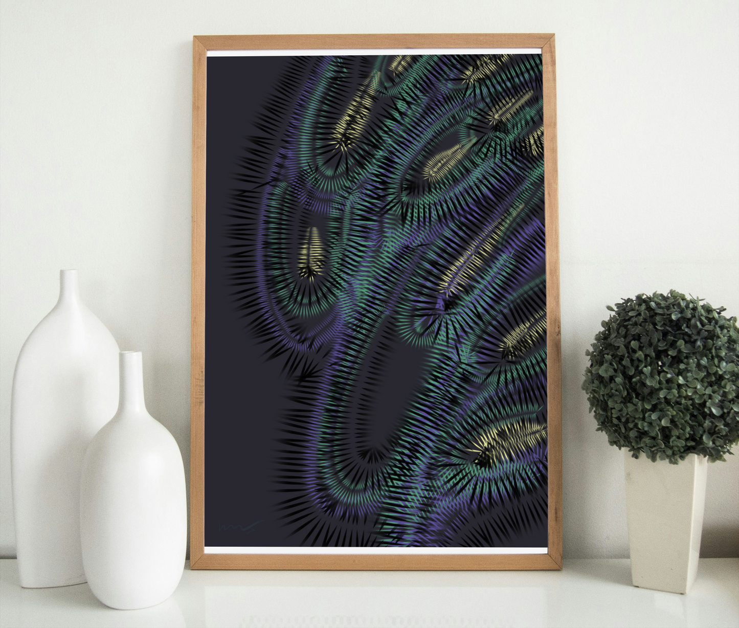 Peacock Spike - Digital Painting