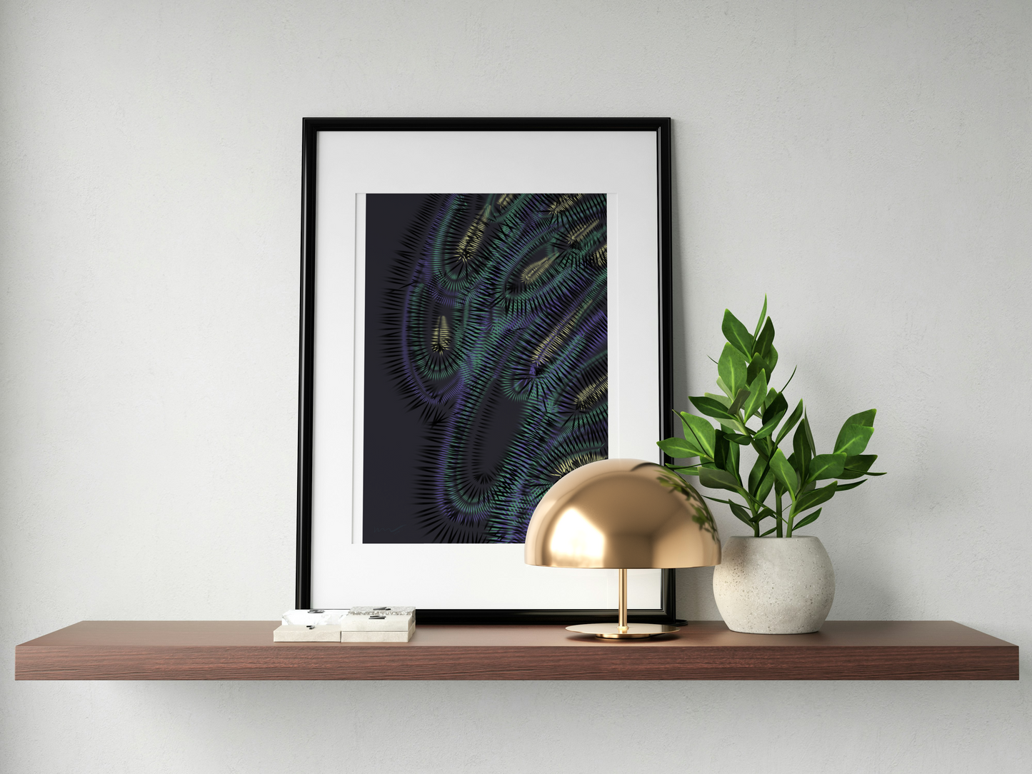 Peacock Spike - Digital Painting
