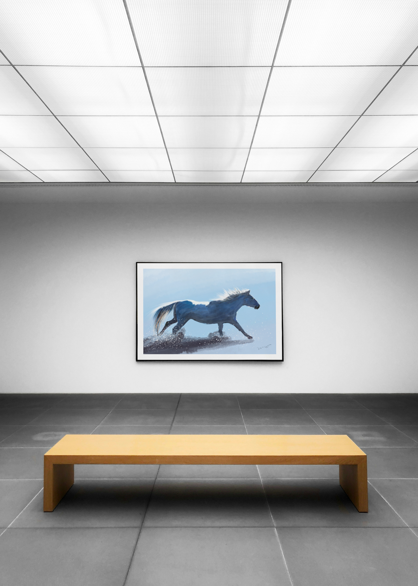 Hooves Across the Star River | 《马踏星河》 — Digital Art (119.94cm x 176.39cm, 2025)