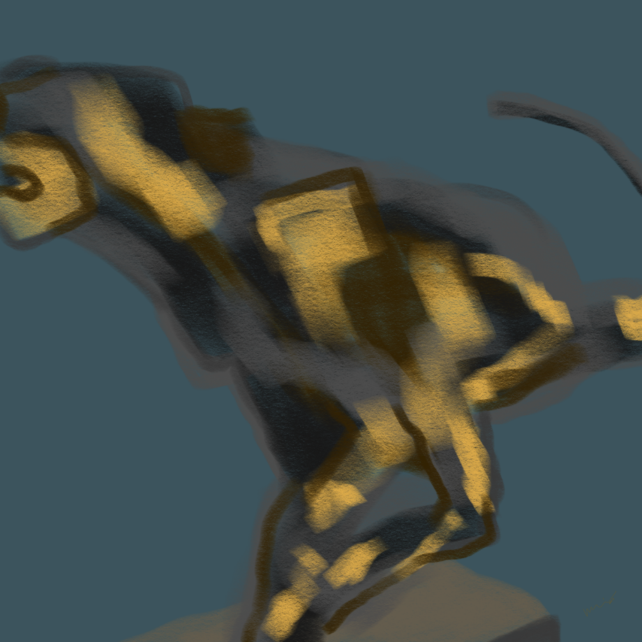 Hunt for Gold – Digital Art Print