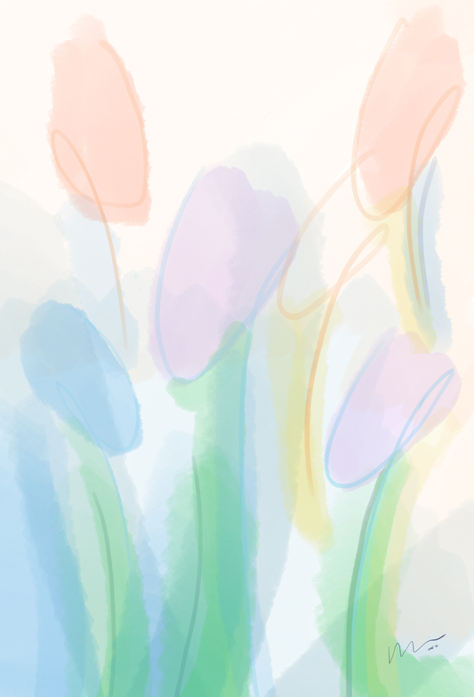 Fragrance of the Soul | 《灵魂香》 — Digital Art (119.94cm x 176.39cm, 2025)
