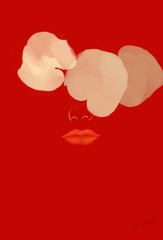 Invisible Lover 不见的爱人 — Digital Art 119.94cm x 176.39cm (2025)